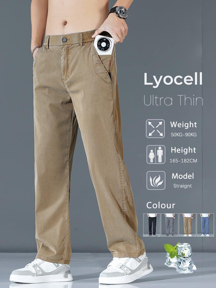 Summer Clothing Brands - Ultra-thin Lyocell Fashion Loose Casual Pants