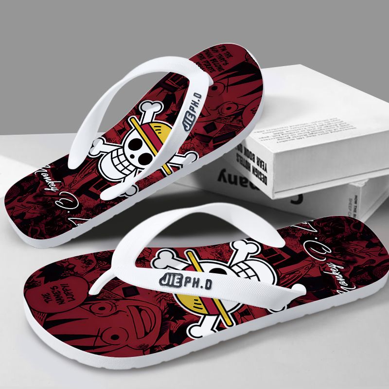 New One Piece anime flip-flops - Summer Clothing Wholesale recension och pris