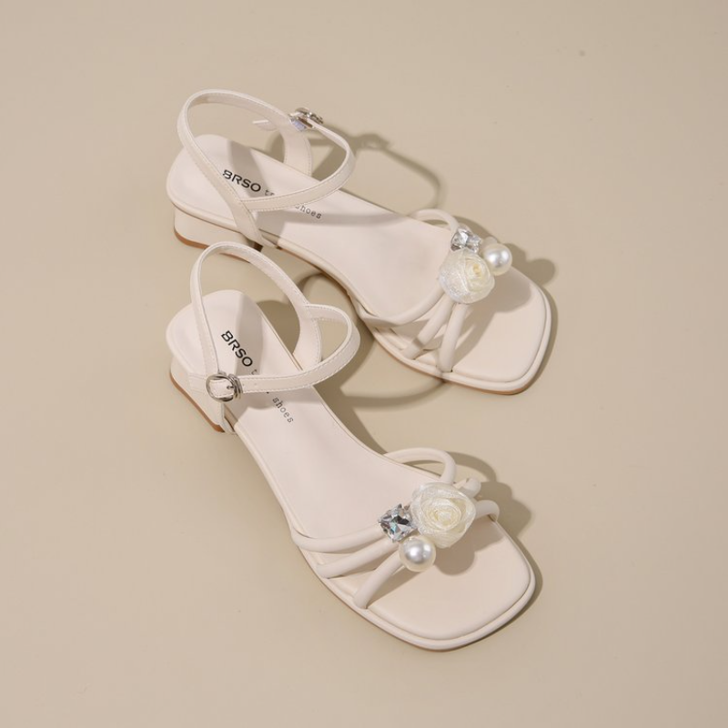 Women Square Open Toe Rhinesto - Summer Clothing Stores recension och pris