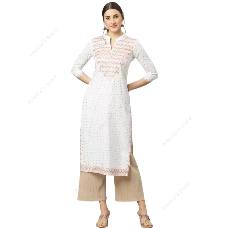 Kurta Women's Indian Rayon Kur - Summer Clothing Pakistan recension och pris