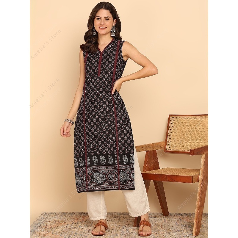 Indian Ethnic Style Women's Bl - Summer Clothing Pakistan recension och pris