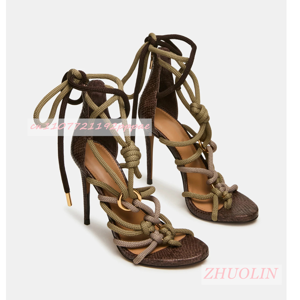 Retro Snakeskin Thick Rope Cri - Summer Clothing Stores recension och pris